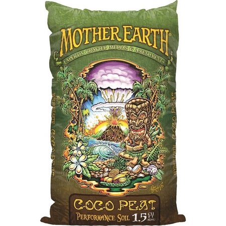 MOTHER EARTH Coco Peat, Light Brown Peat Moss, 60, Pellet HGC714889